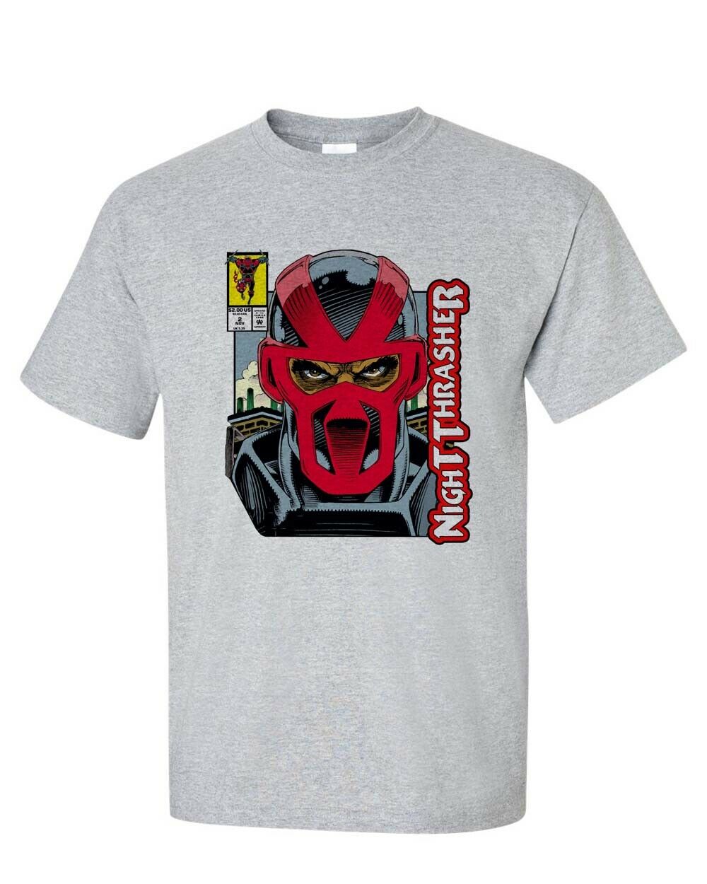 Night Thrasher T Shirt Marvel Comics New Warriors 1990s comic books graphic tee