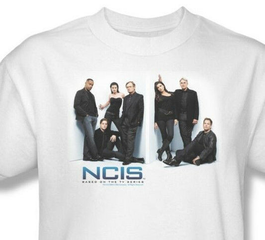 NCIS T-shirt Free Shipping CSI TV crime show 100% cotton white tee CBS494