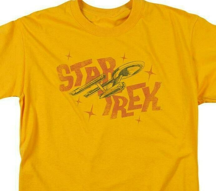 Star Trek distressed t-shirt U.S.S Enterprise Retro sci-fi graphic tee CBS1312