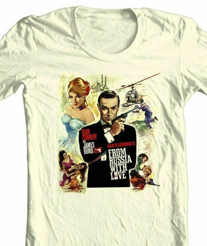 James Bond T-shirt From Russia with Love men's classic fit cotton