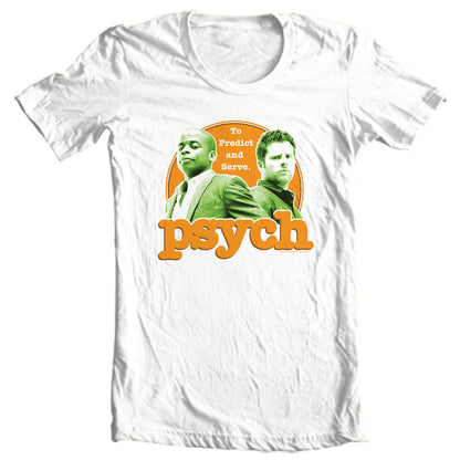 Psych To Predict & Serve T-shirt Shawn and Gus detective TV Show USA NBC696