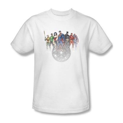 Justice League America T-shirt 100% cotton graphic tee superhero comics JLA369