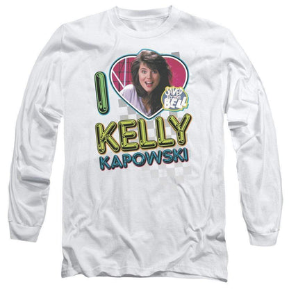 Kelly Kapowski Saved by the Bell t-shirt Retro 80's long sleeve T-shirt NBC144