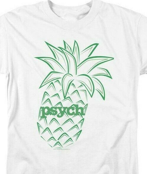 Psych Pineapple Symbol t-shirt humor Shawn Spencer graphic tee NBC588