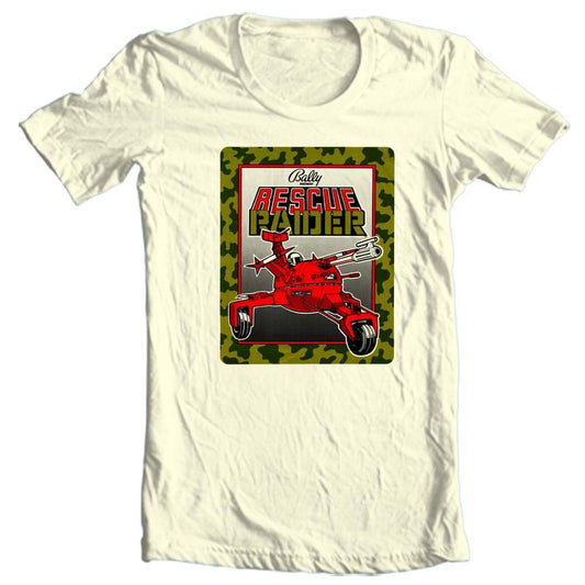 Rescue Raiders t-shirt Ballys vintage retro arcade video game tee free shipping