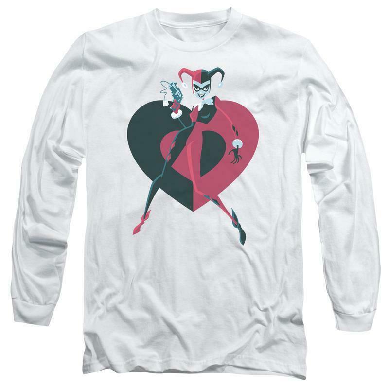 Harley Quinn T-shirt Joker Suicide Squad Batman Gotham long sleeve tee BM2262