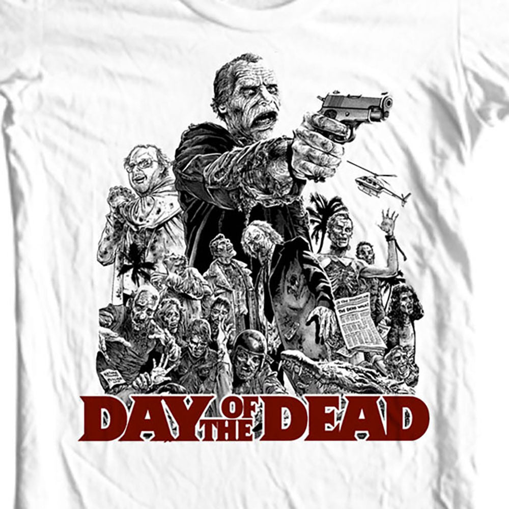 Day of the Dead t-shirt retro horror movie cotton graphic tee