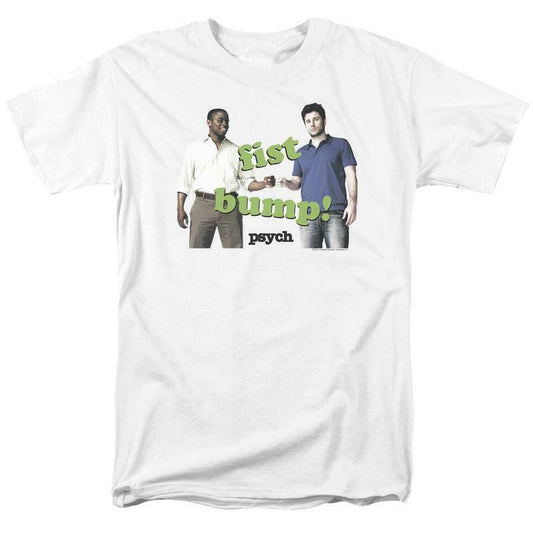 Fist Bump Psych T-shirt comedy drama TV series Shawn Spencer graphic tee NBC910