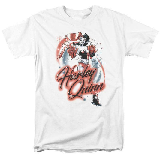 DC Comics Harley Quinn 'Dynamite' T-shirt white cotton tee BM2848