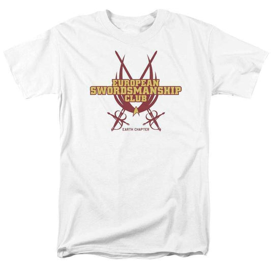 Star Trek T-shirt European Swordsmanship Club Earth Chpt graphic tee for sale