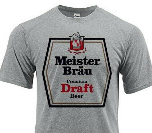 Meister Brau Dri Fit graphic Tshirt moisture wick sun protection apparel SPF tee