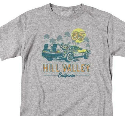 Back To The Future Hill Valley T-shirt regular fit cotton graphic tee UNI1126