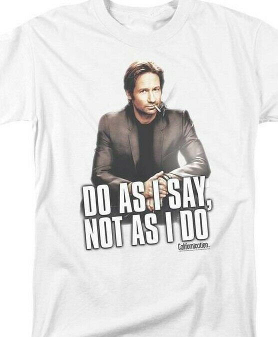 Californication TV Show T-Shirt David Duchovny cotton graphic t-shirt SHO309