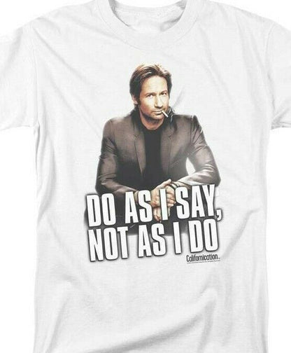 Californication TV Show T-Shirt David Duchovny cotton graphic t-shirt SHO309