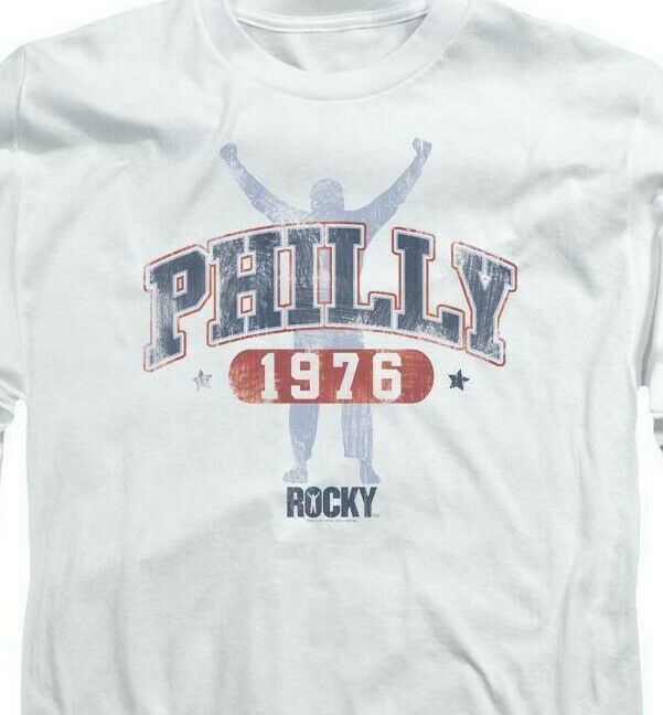 Philly Rocky 1976 Philadelphia Boxing Movie retro long sleeve graphic tee MGM151