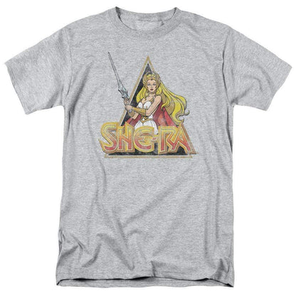 She-Ra Princess of Power Retro 80s Cartoon series gray graphic t-shirt He-Man throwback design tshirt