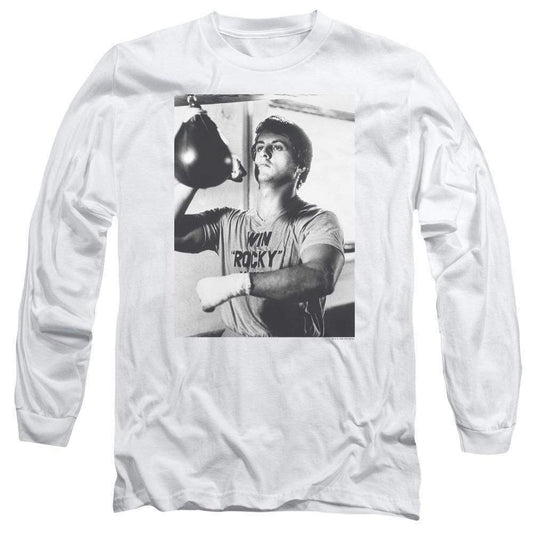 Rocky II Win Rocky Balboa Sylvester Stallone Long Sleeve Graphic Tshirt MGM225