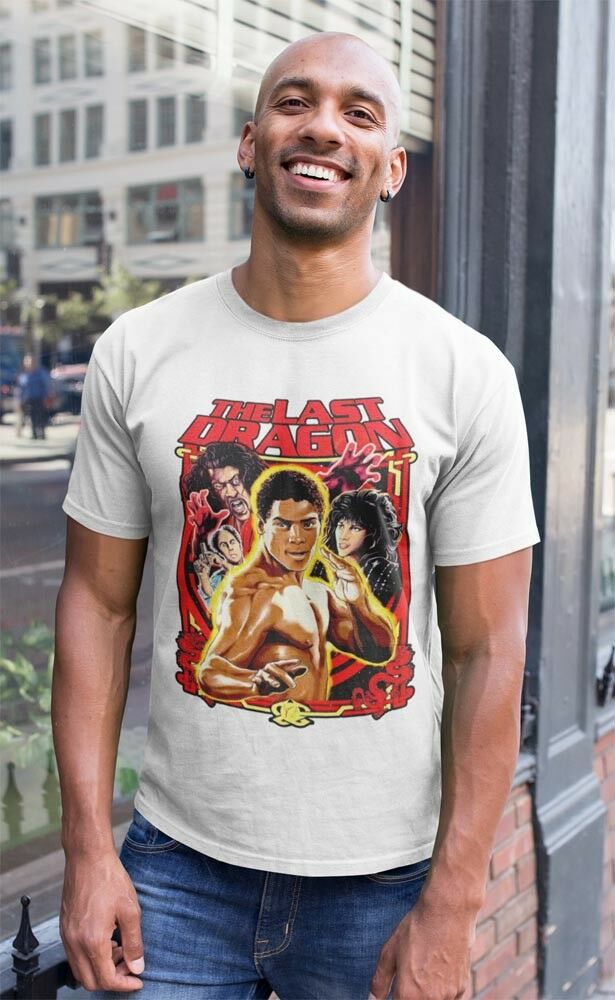 The Last Dragon T-shirt retro 1980s movie 100% cotton graphic tee karate for sale online store