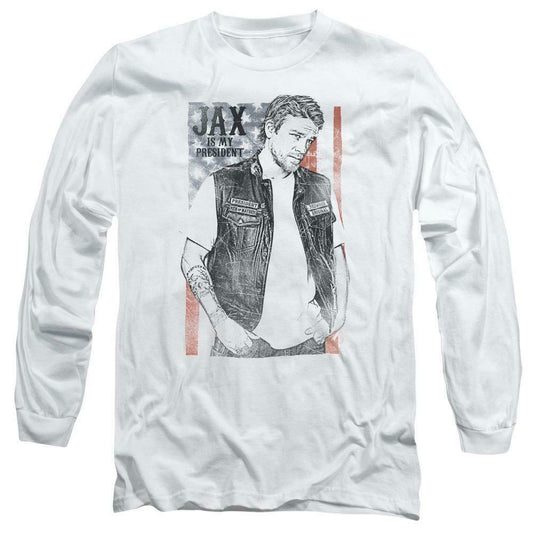 Sons of Anarchy Jax for President long sleeve graphic t-shirt for sale online store