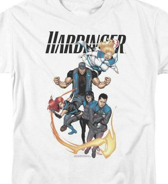 Harbinger T-Shirt Valiant Comics men's regular fit cotton graphic tee VAL129