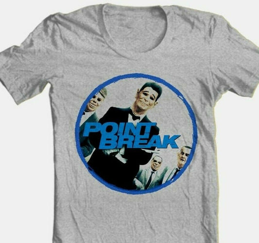 Point Break T shirt Ex-Presidents classic 80's movie 100% cotton graphic tee