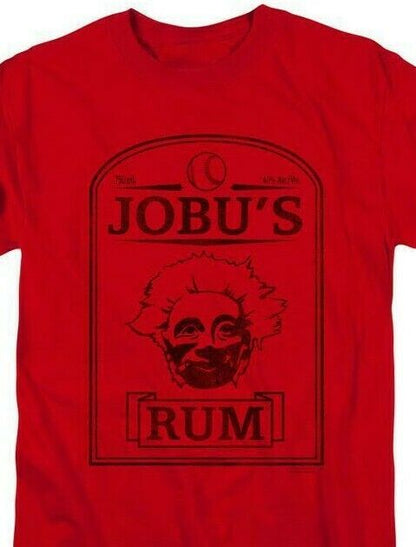 Major League Jobu's Rum Wild thing retro 80's movie red graphic t-shirt PAR466