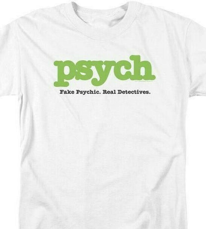 Psych t-shirt Fake Psychic Real Detective comedy TV series graphic tee NBC589