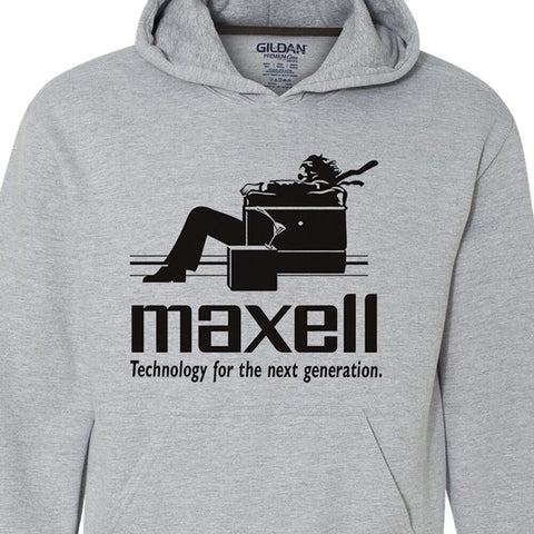 Maxell Hoodie men's classic print cotton blend graphic printed
