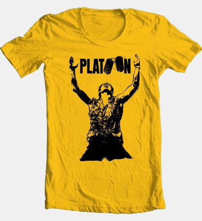 Platoon movie T-shirt vintage 1980s classic movie 100% cotton graphic tee