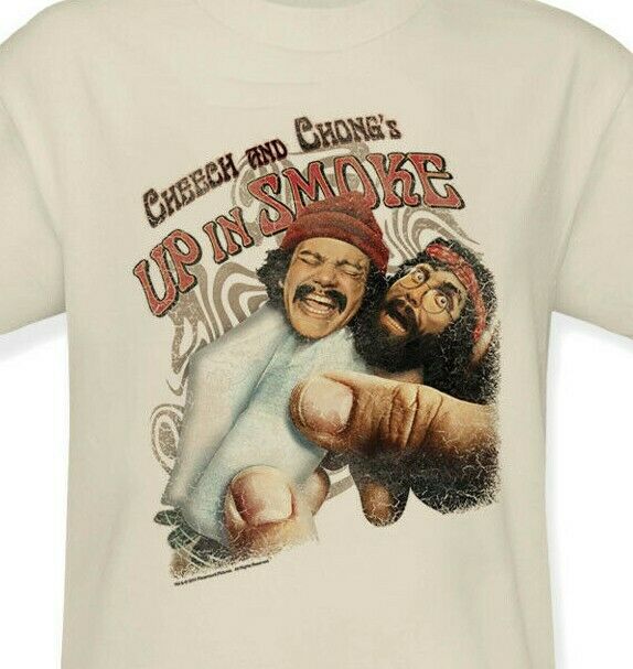 Cheech  Chong Up in Smoke T shirt retro 70s movie cotton graphic tee PAR136