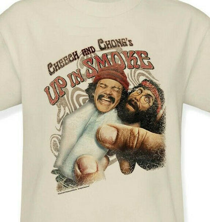 Cheech  Chong Up in Smoke T shirt retro 70s movie cotton graphic tee PAR136