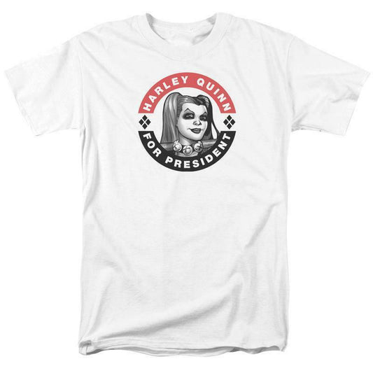 DC Comics Harley Quinn for President Tee Suicide Squad Joker Batman BM2670