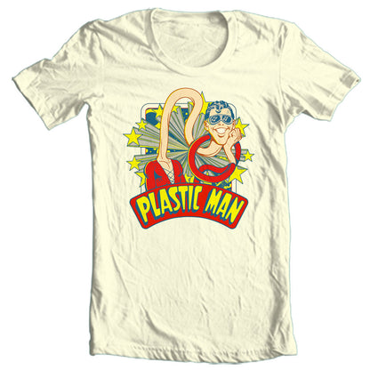 Plastic Man T-shirt Prankster Saturday Morning Cartoon DC super hero tee DCO670