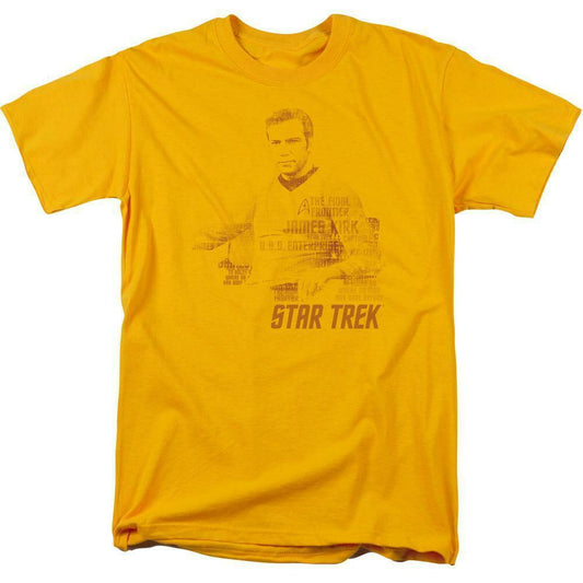 Star Trek James Kirk t-shirt The Final Frontier classic TV graphic tee throwback design tshirt for sale