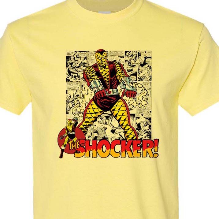 The Shocker T-shirt Retro design Marvel Comics villain Sinister Six graphic tee throwback design t-shirt for sale